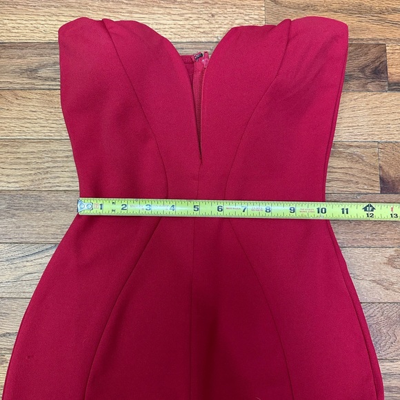 Windsor Strapless Sweetheart Mermaid Dress - Red - Picture 4 of 5